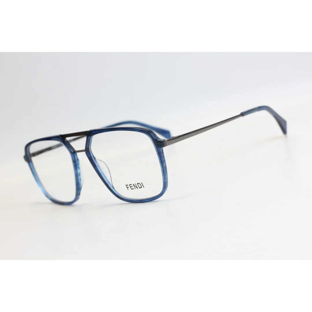 Fendi - F20 - TR - Metal - Light Weight - Square - Premium Optics - Eyewear