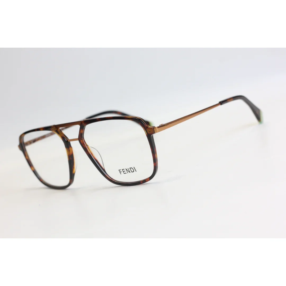 Fendi - F20 - TR - Metal - Light Weight - Square - Premium Optics - Eyewear - Image 4