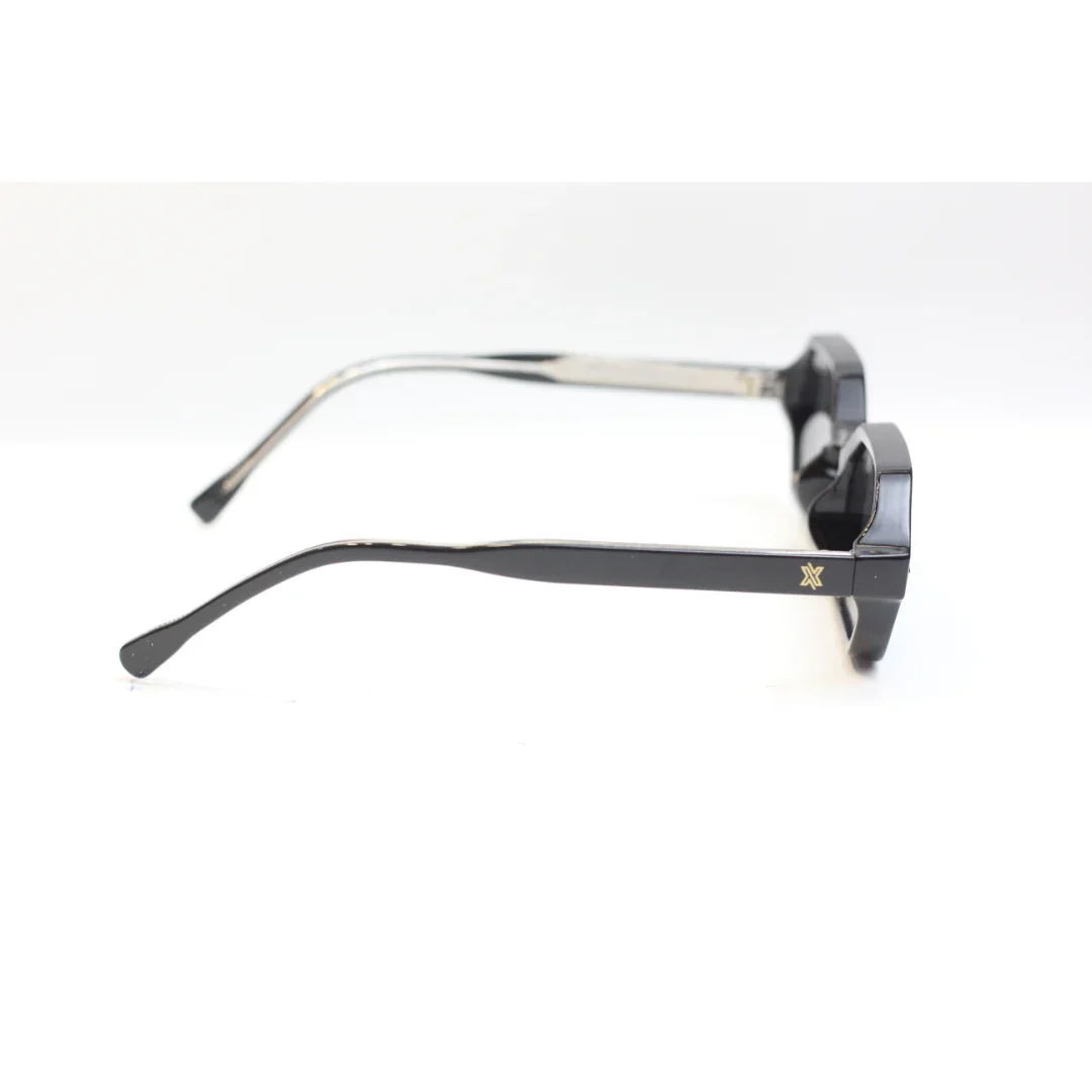 GEMINI - 8101 - Vintage - Acetate - Hexagonal Rectangle - Sunglasses - XSHADES Eyewear - Image 3
