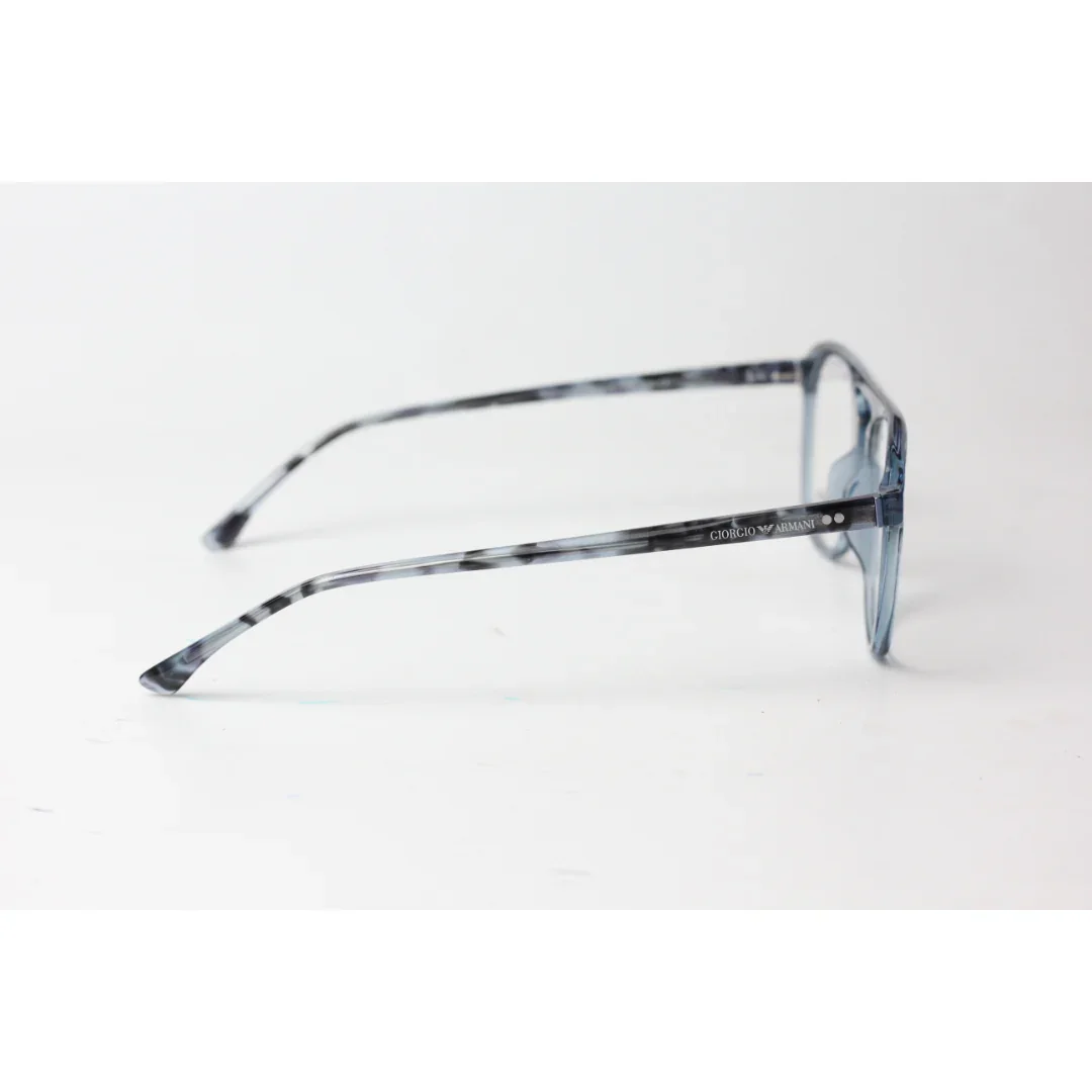 Giorgio Armani - 0703 - Transparent Crystal Blue - TR - Aviator Round - Premium Optics - Eyewear - Image 3