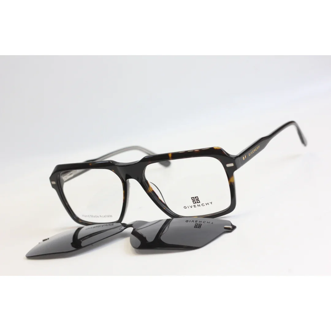 Givenchy - 6549 - Attachments - Polarized - Acetate - Rectangle - Premium Optics - Eyewear