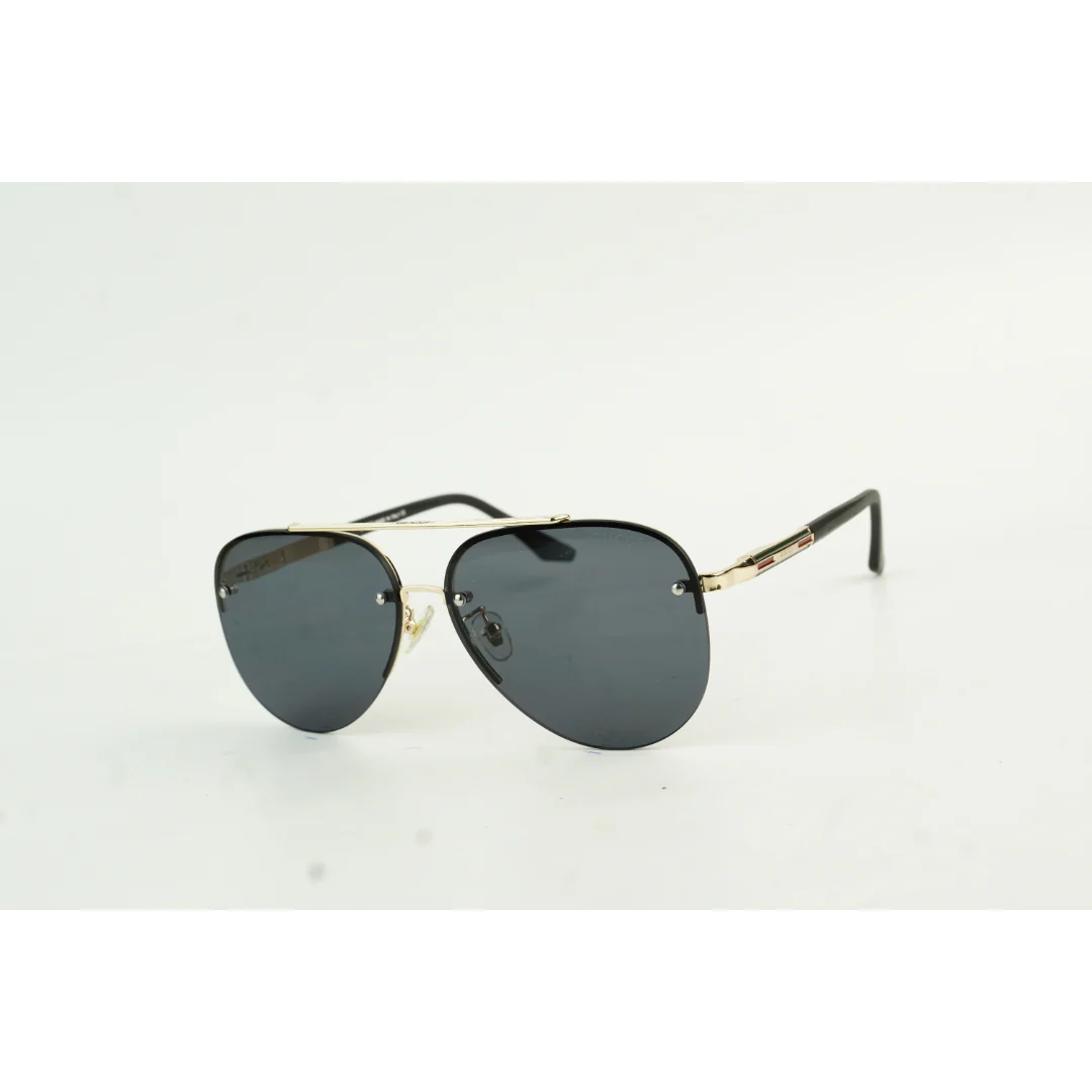 Gucci - 22317 - Metal - Half Rim - Aviator Round - Sunglasses - Eyewear - Image 7