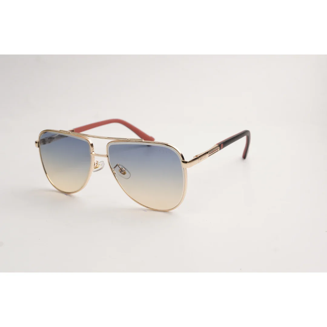 Gucci - 23408 - Metal - Aviator Round - Sunglasses - Eyewear