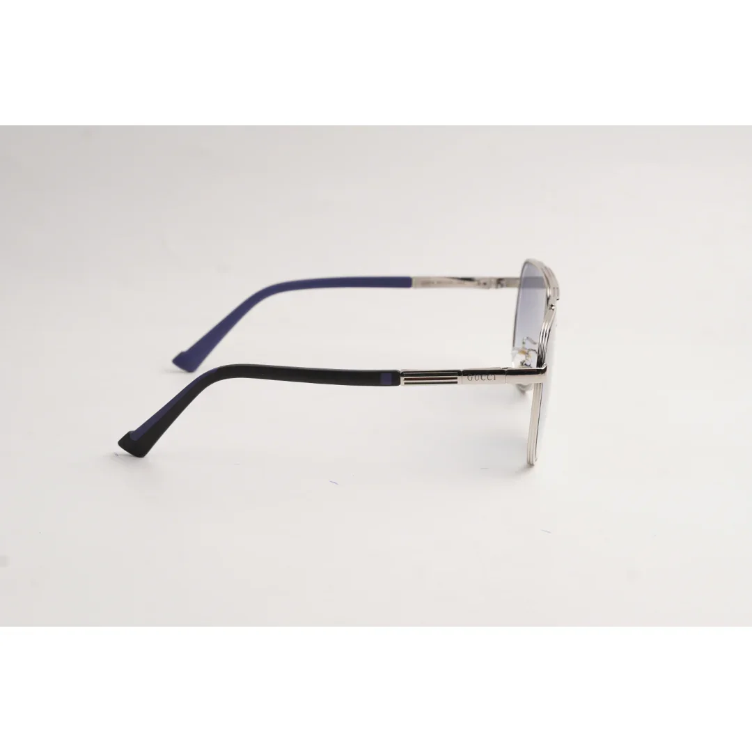 Gucci - 23408 - Metal - Aviator Round - Sunglasses - Eyewear - Image 6