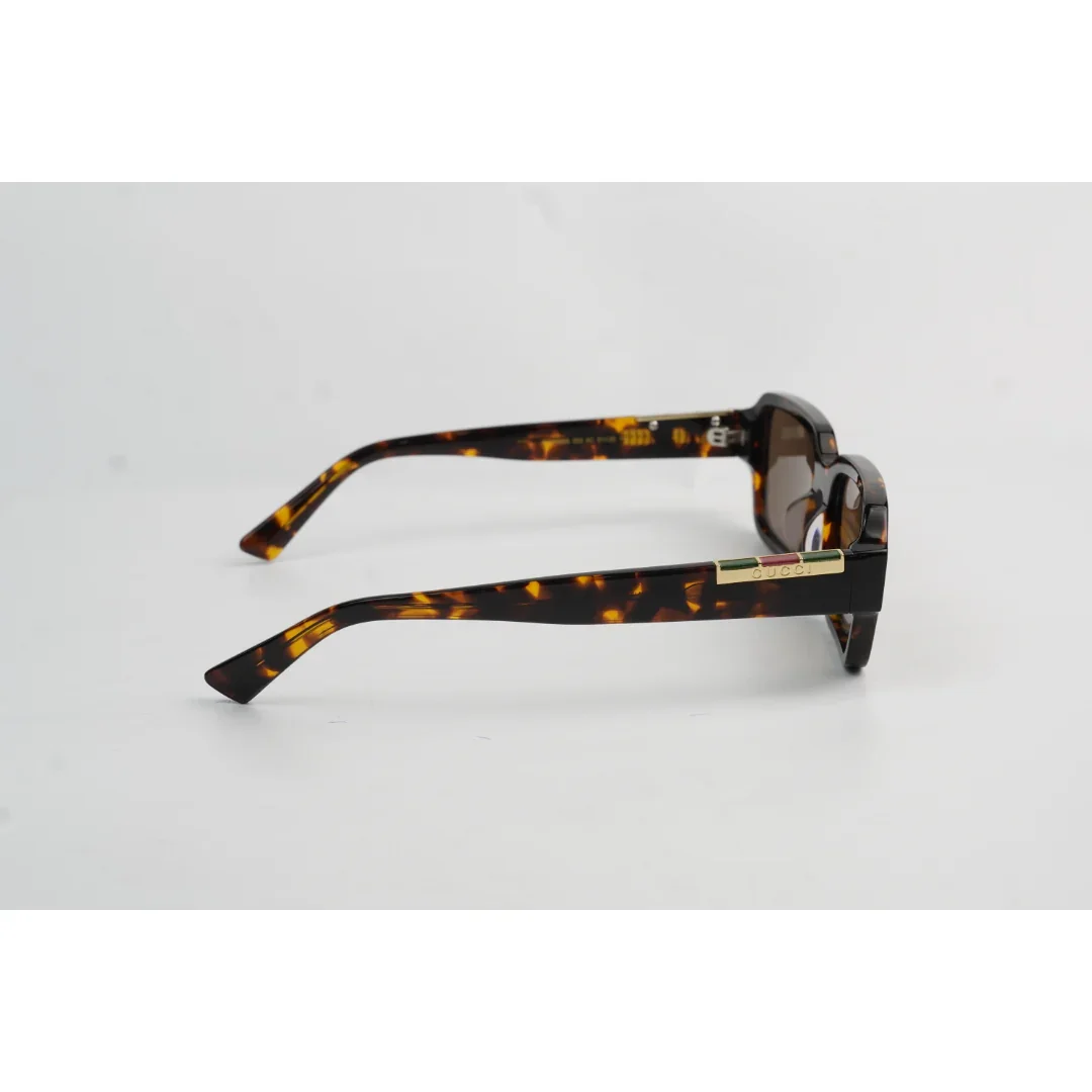Gucci - GG1889S - Tortoise Brown - Acetate - Rectangle - Premium Sunglasses - Eyewear - Image 3
