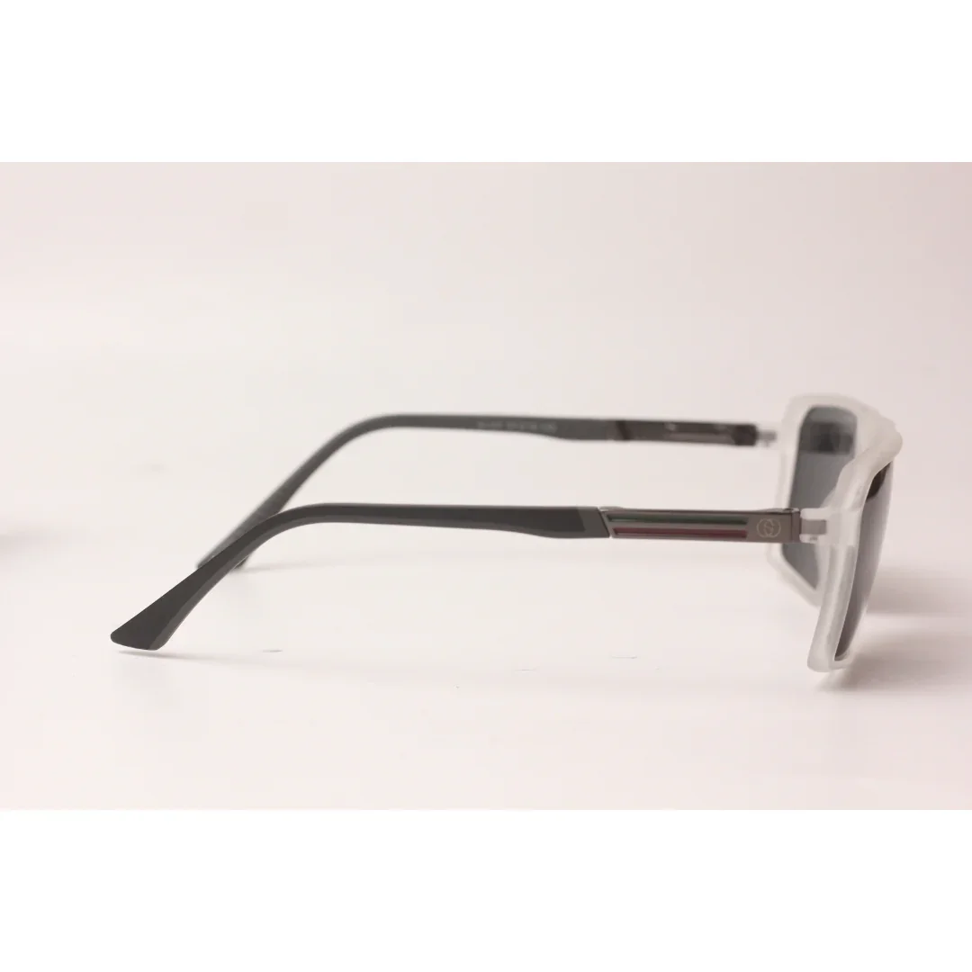 Gucci - GU 420 - MystMatte - Polarized - Metal - Acetate - Diamond Rectangle - Sunglasses - Eyewear - Image 3