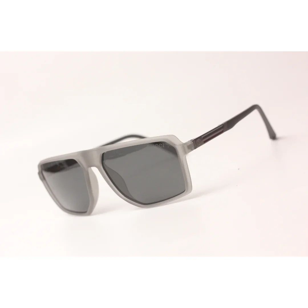 Gucci - GU 420 - MystMatte - Polarized - Metal - Acetate - Diamond Rectangle - Sunglasses - Eyewear - Image 4