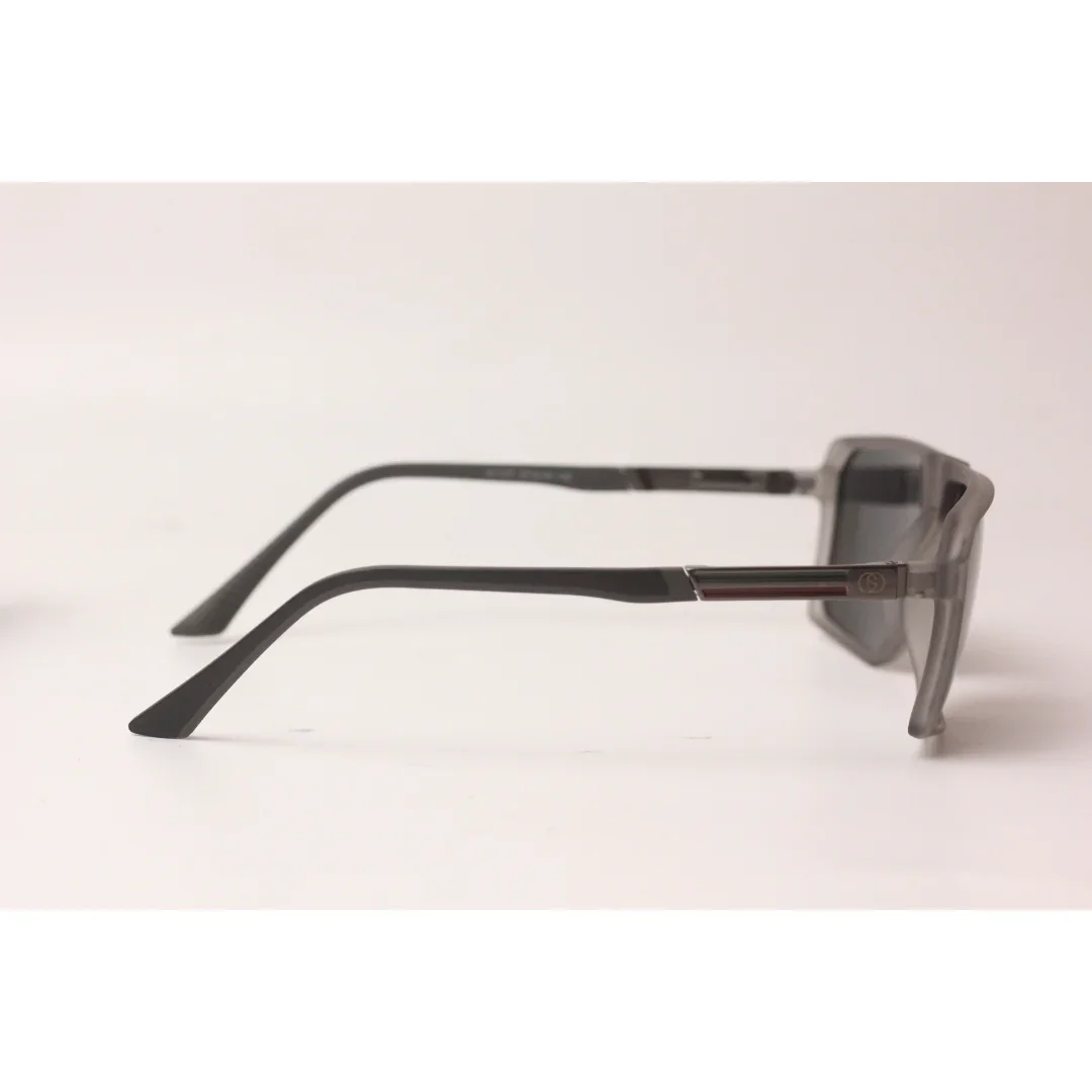 Gucci - GU 420 - MystMatte - Polarized - Metal - Acetate - Diamond Rectangle - Sunglasses - Eyewear - Image 6