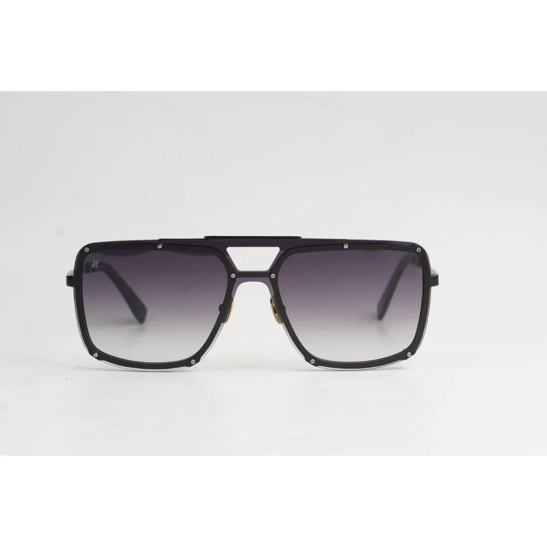 HUBLOT - H305 - Black - Gradient - Metal - Square - Premium Sunglasses - Eyewear - Image 2