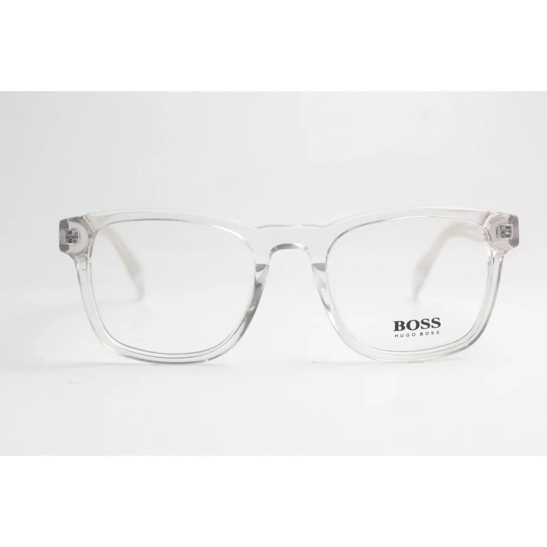 Hugo Boss - 7475 - White Transparent - Golden - Acetate - Square - Premium Optics - Eyewear - Image 2
