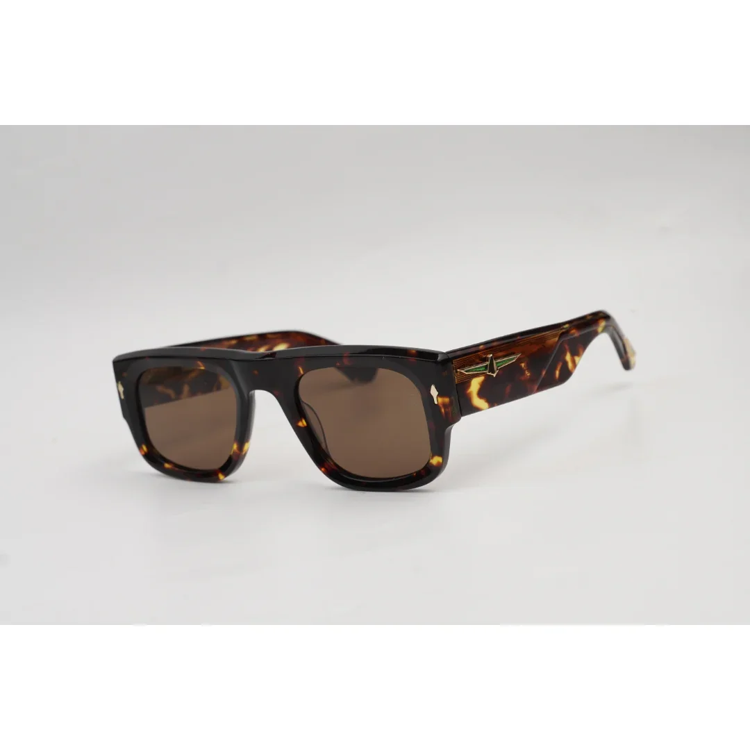 Jacques Marie Mage - Thundercloud - Acetate - Rectangle - Premium Sunglasses - Eyewear - Image 4