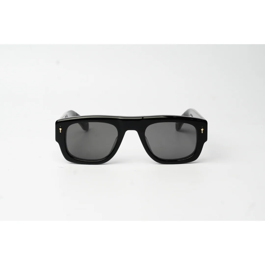 Jacques Marie Mage - Thundercloud - Black Golden - Acetate - Rectangle - Premium Sunglasses - Eyewear - Image 2