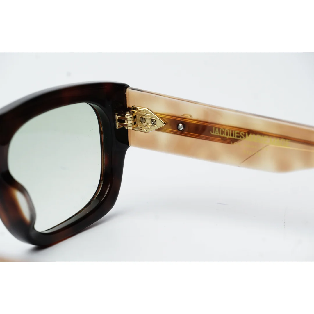 Jacques Marie Mage - Thundercloud - Havana Tortoise Marble Brown - Tinted - Acetate - Rectangle - Premium Sunglasses - Eyewear - Image 6