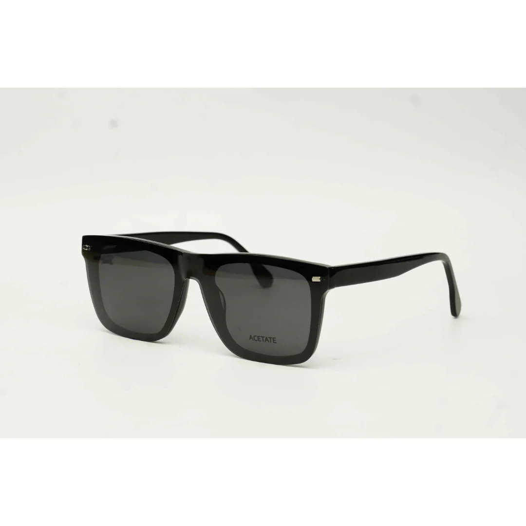 KENT - SA2329 - Attachments - Black - Polarized - Acetate - Square - Premium Optics - Eyewear - Image 2