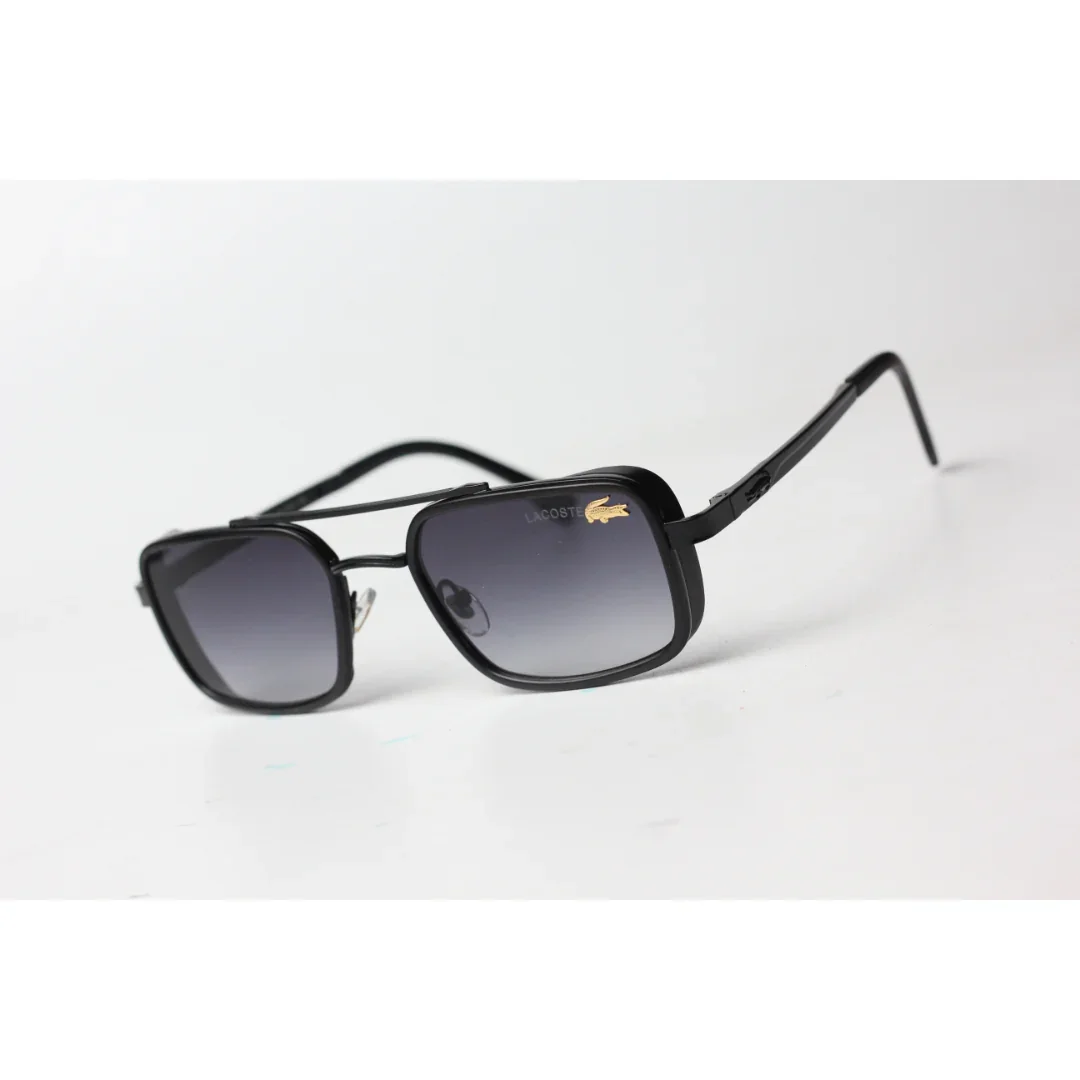 Lacoste - 6000 - Acetate - Metal - Pilot - Rectangle - Sunglasses - Eyewear - Image 4