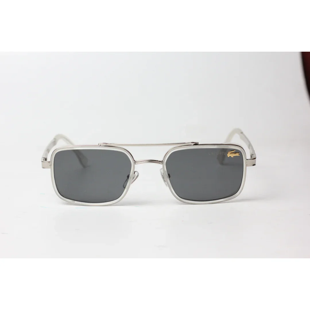 Lacoste - 6000 - Acetate - Metal - Pilot - Rectangle - Sunglasses - Eyewear - Image 8