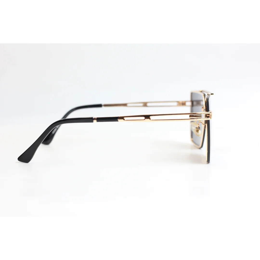 Louis Vuitton ā 2228 ā Black - Golden - Metal - Square - Sunglasses - Eyewear - Image 3