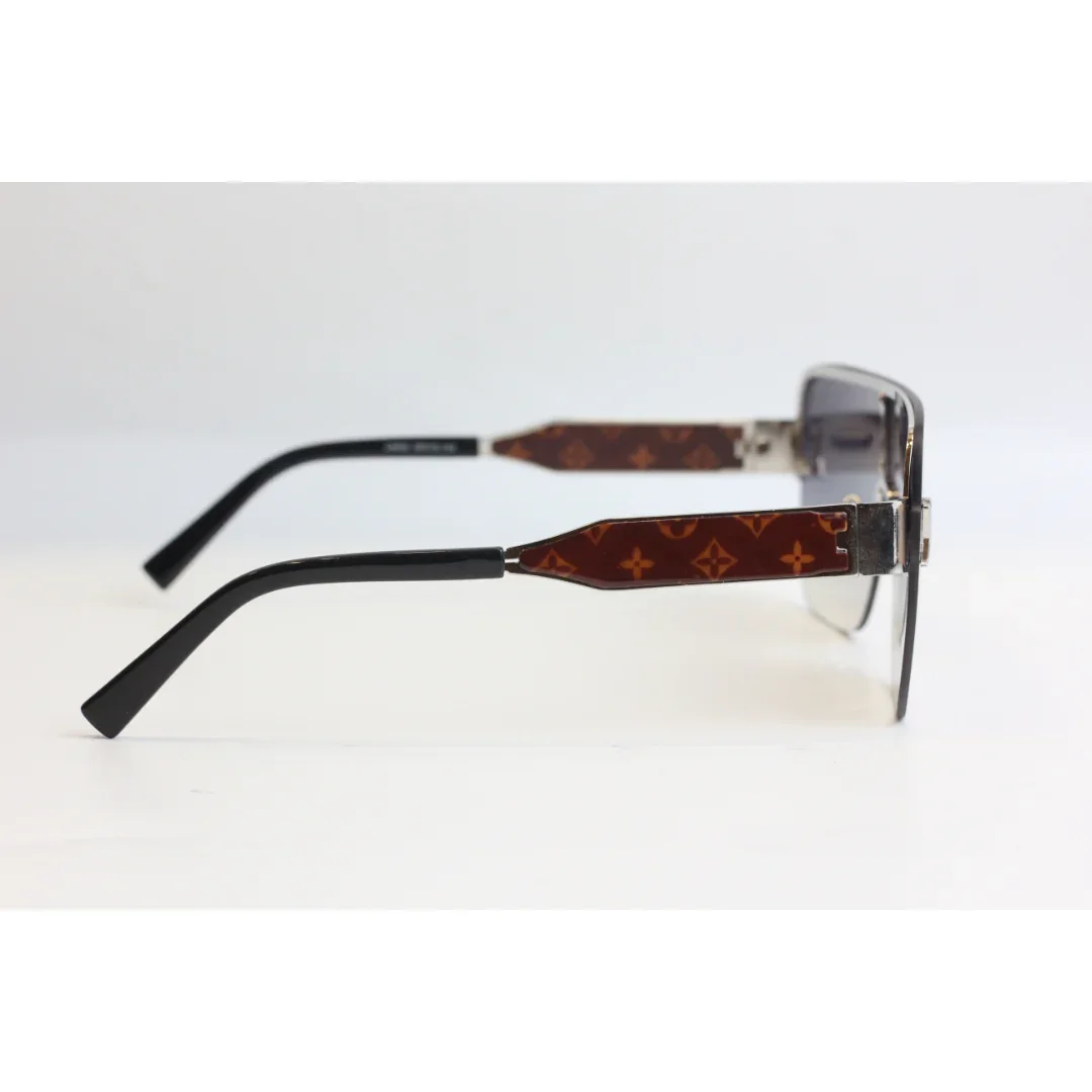 Louis Vuitton ā Black Gradient - Blue Shade - Metal - Square- Sunglasses - Eyewear - Image 3
