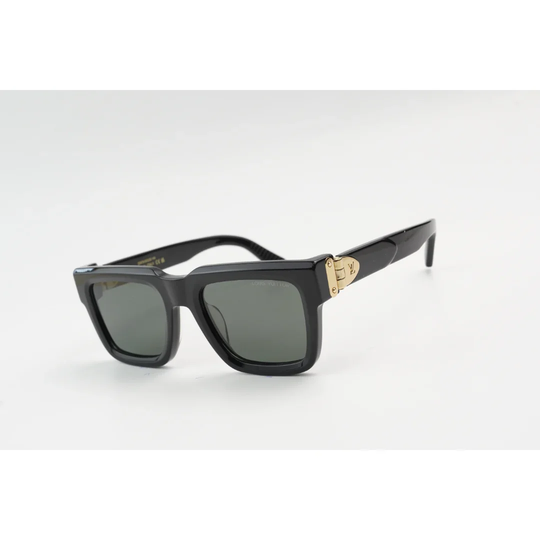 Louis Vuitton - Z2079 - Black - Golden - Acetate - Square - Premium Sunglasses - Eyewear