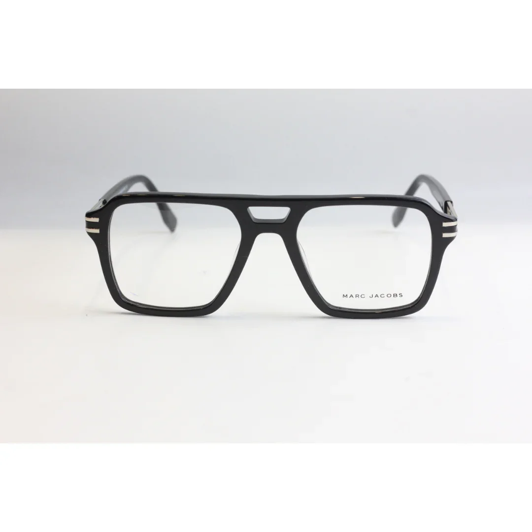 Marc Jacobs - 678 - Black - Silver - Acetate - Metal - Square - Premium Optics - Eyewear - Image 2