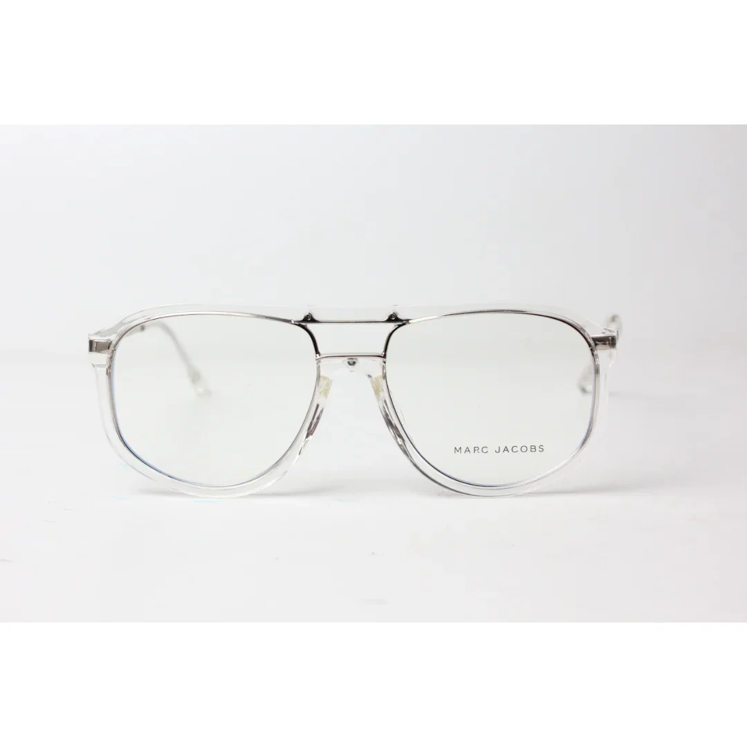 Marc Jacobs - 9500 - Transparent - Silver - Metal - Acetate - Round - Aviator - Optics - Eyewear - Image 2