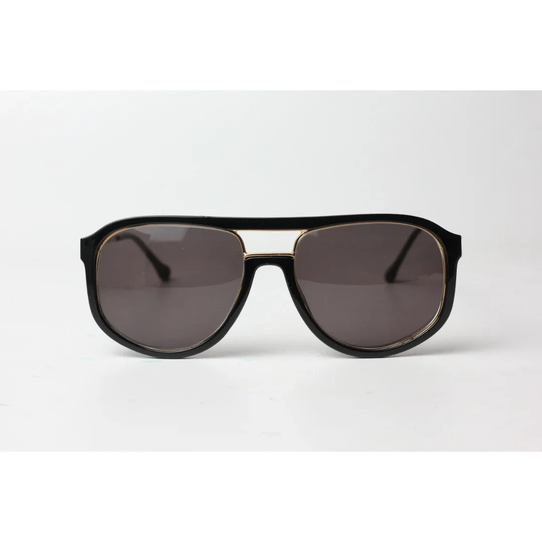 Marc Jacobs - 9500 - Black - Golden - Metal - Acetate - Round - Aviator - Sunglasses - Eyewear - Image 2