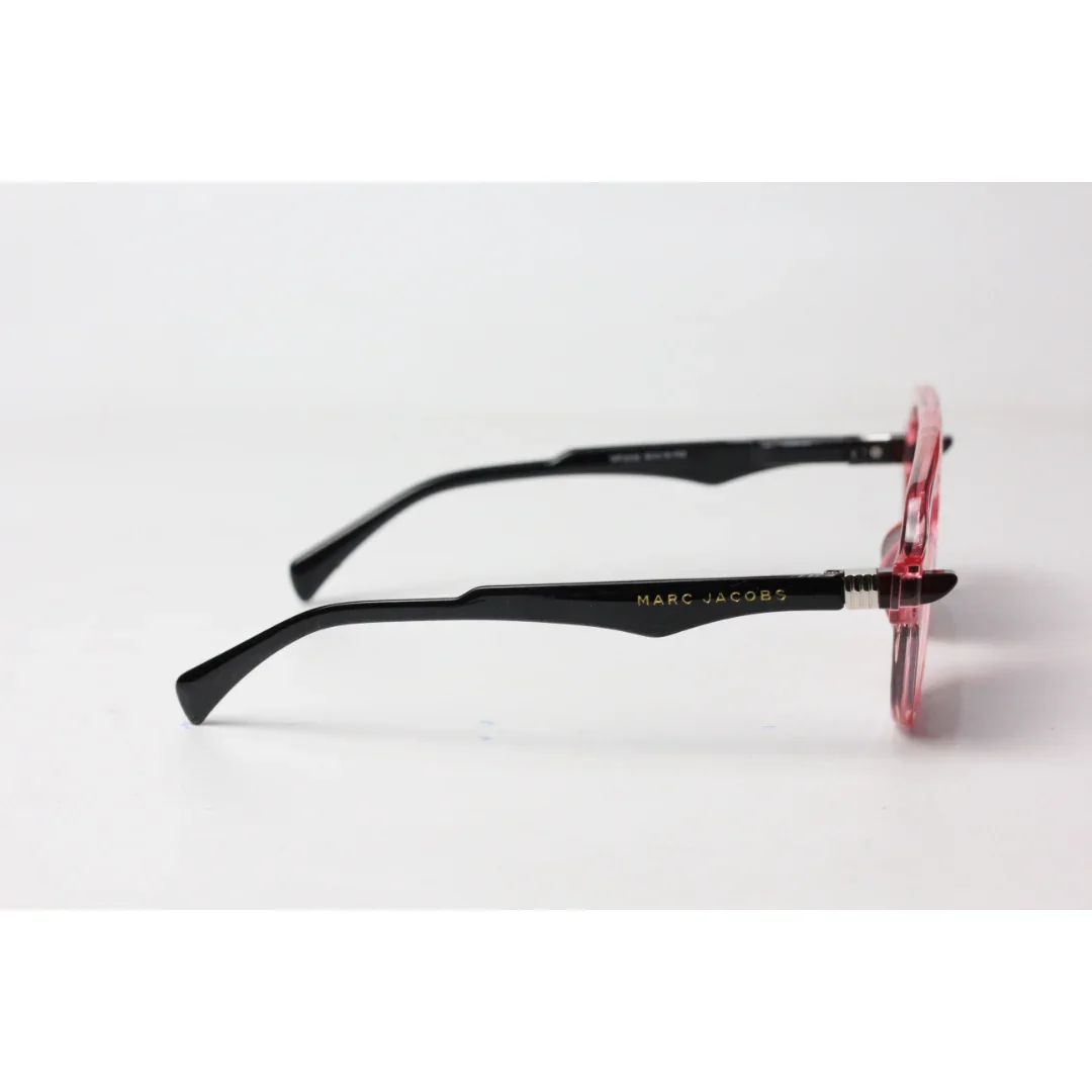 Marc Jacobs - 9560 - Transparent Pink - Black - Acetate - Aviator - Sunglasses - Eyewear - Image 3