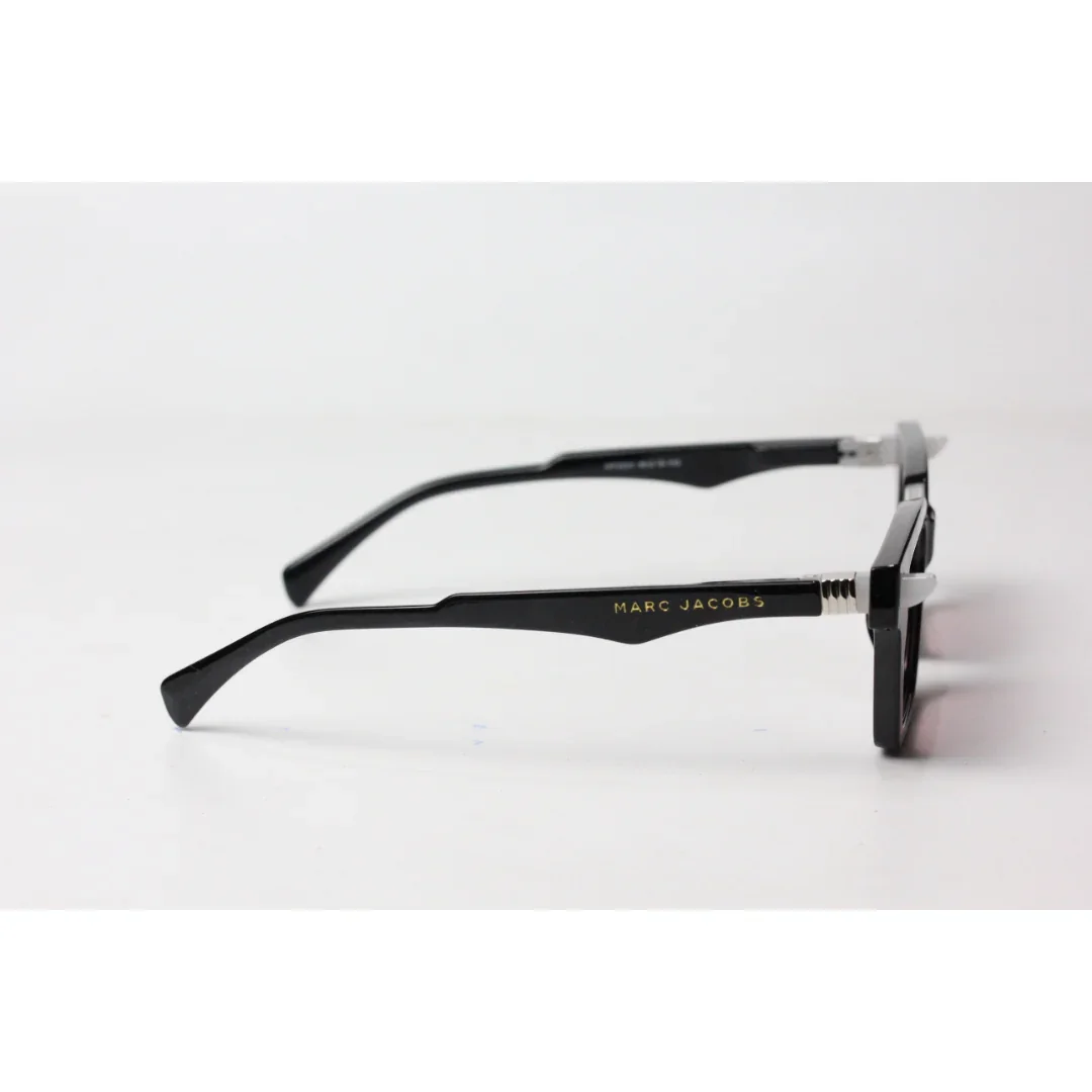 Marc Jacobs - 9565 - Black - Wine Red Gradient - Acetate - Rectangle - Sunglasses - Eyewear - Image 3
