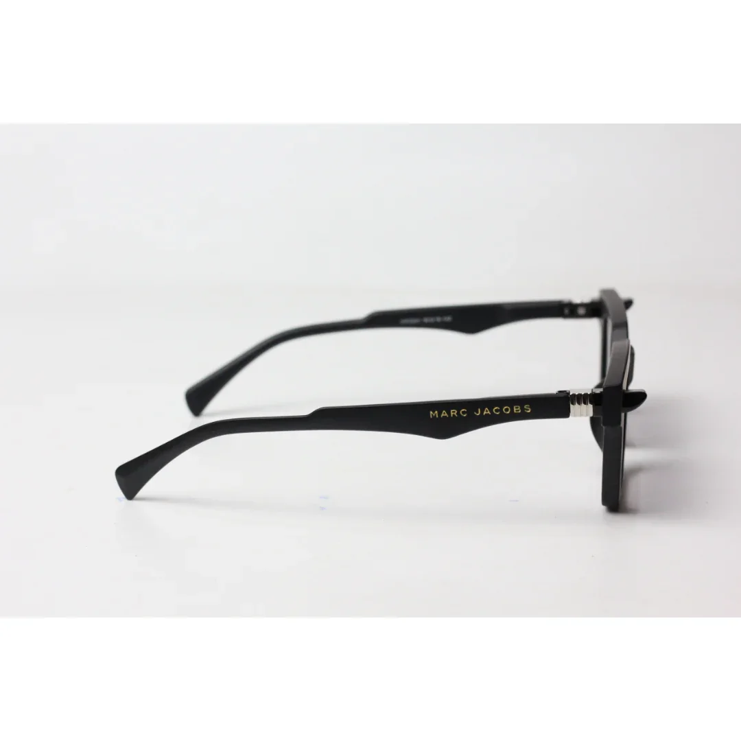 Marc Jacobs - 9565 - Matt Black - Black Gradient - Acetate - Rectangle - Sunglasses - Eyewear - Image 3