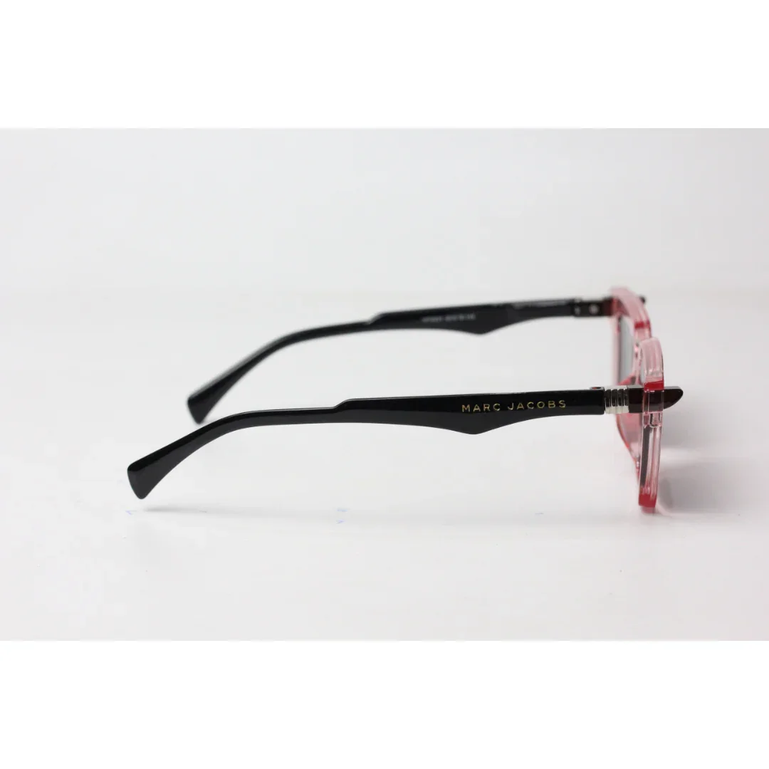 Marc Jacobs - 9565 - Transparent Pink - Black - Acetate - Rectangle - Sunglasses - Eyewear - Image 3