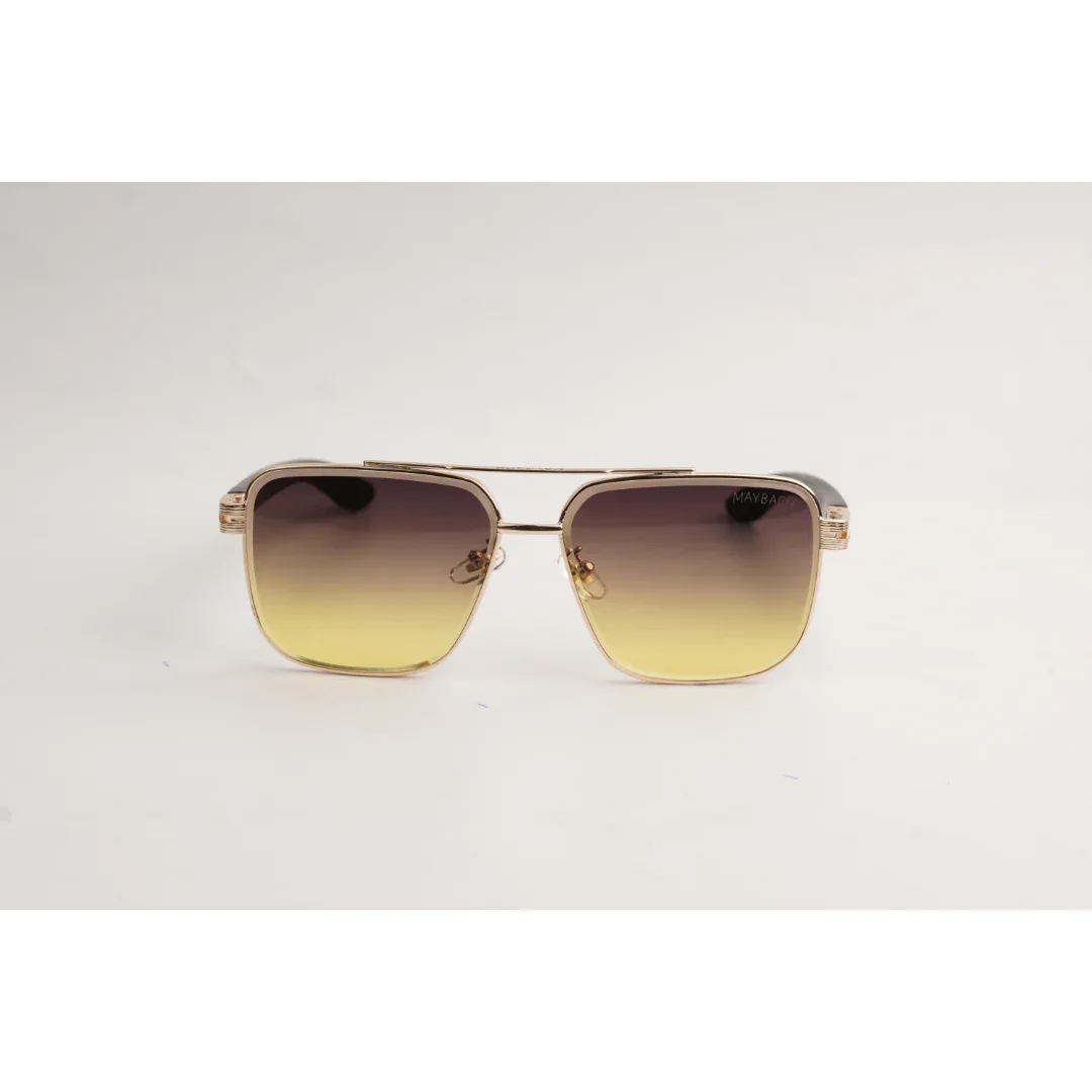 Maybach  – 23186 - Metal  - Acetate - Square - Sunglasses - Eyewear - Image 2