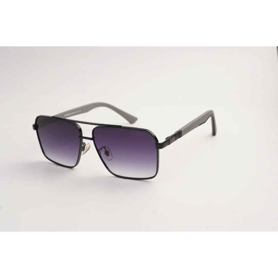 Maybach - 24014 - Metal - Double Bridge - Rectangle - Sunglasses - Eyewear - Image 5