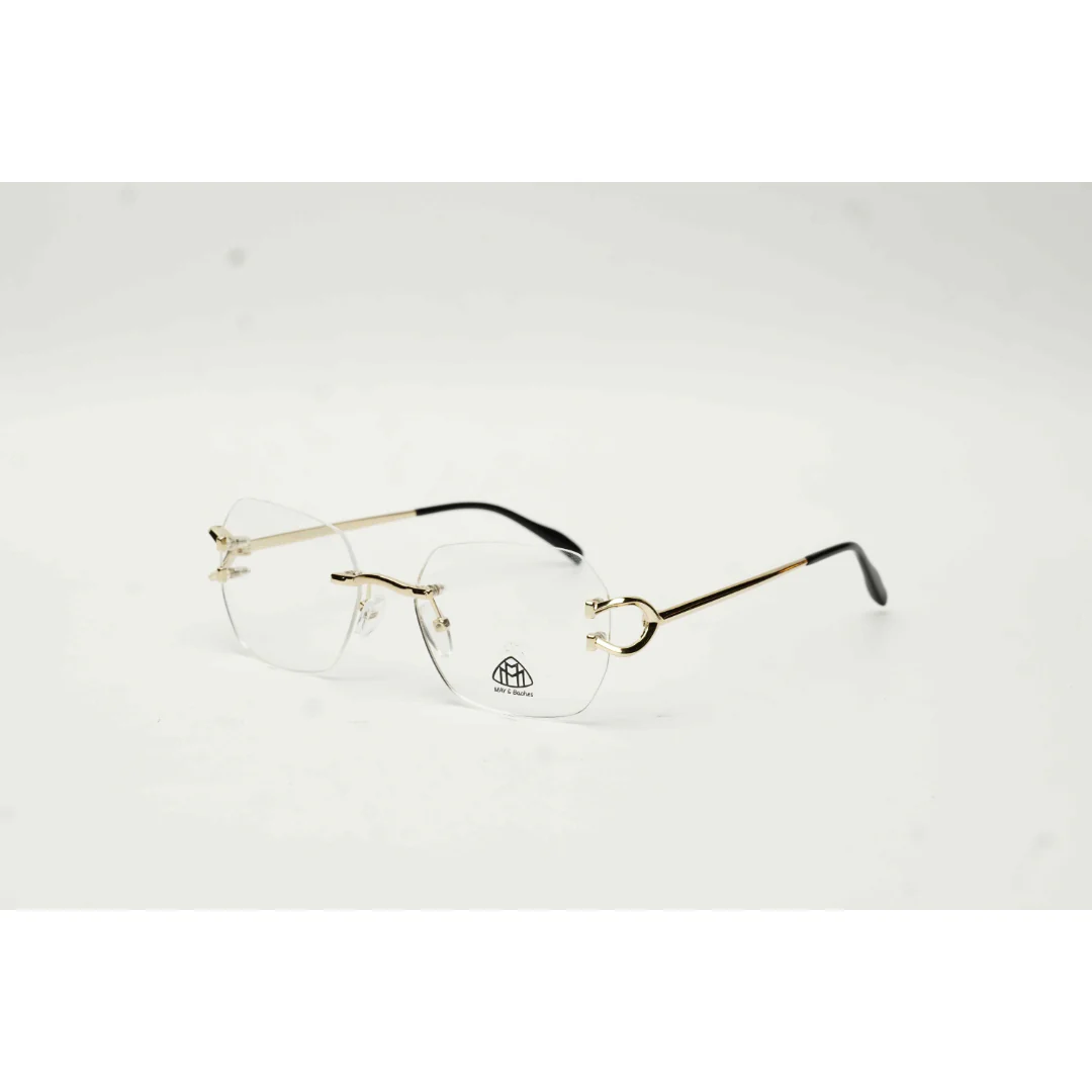 Maybach - 30104 - Hexagonal - Rimless - Metal - Round - Premium Optics - Eyewear