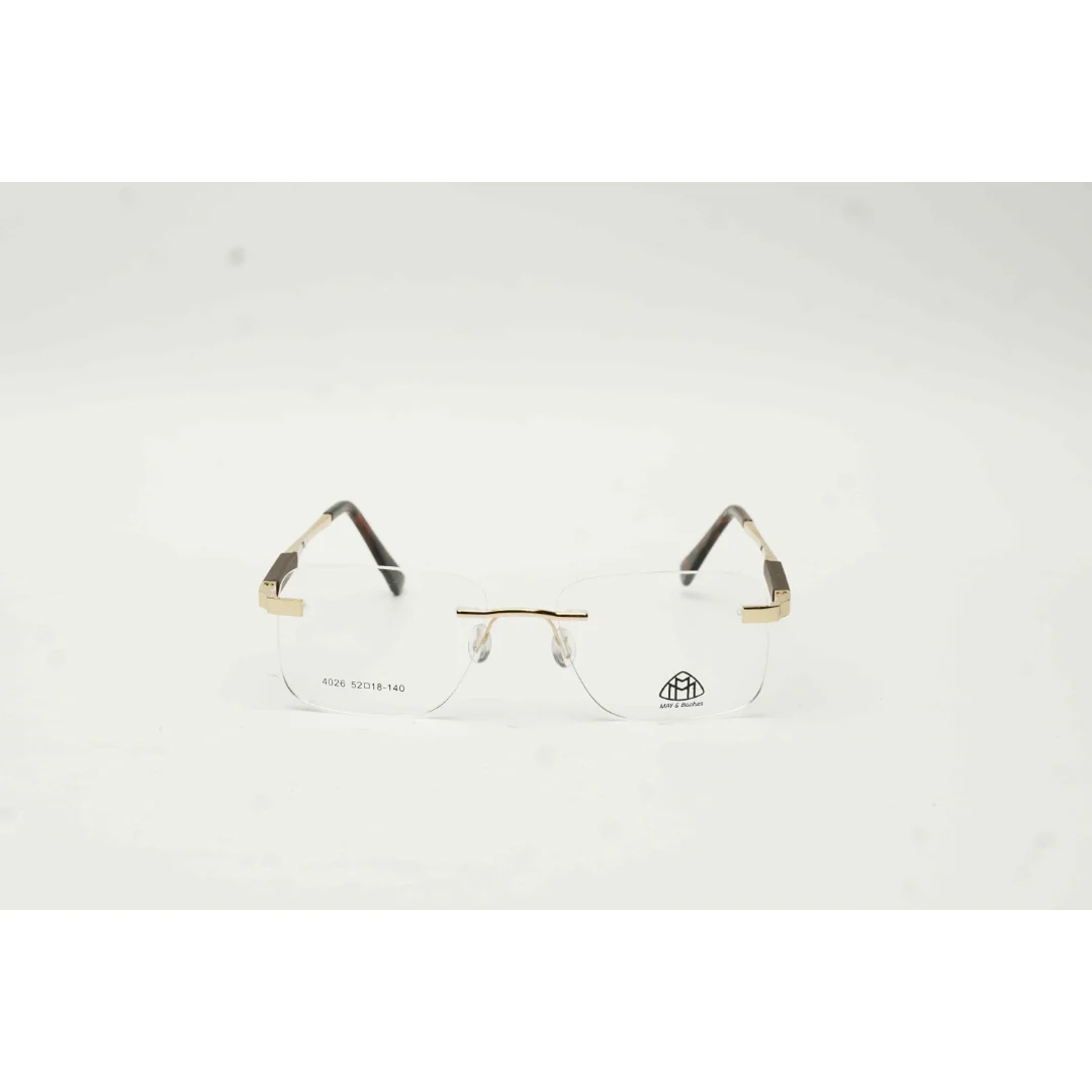 Maybach - 4026 - Rimless - Metal - Rectangle - Optics - Eyewear - Image 2