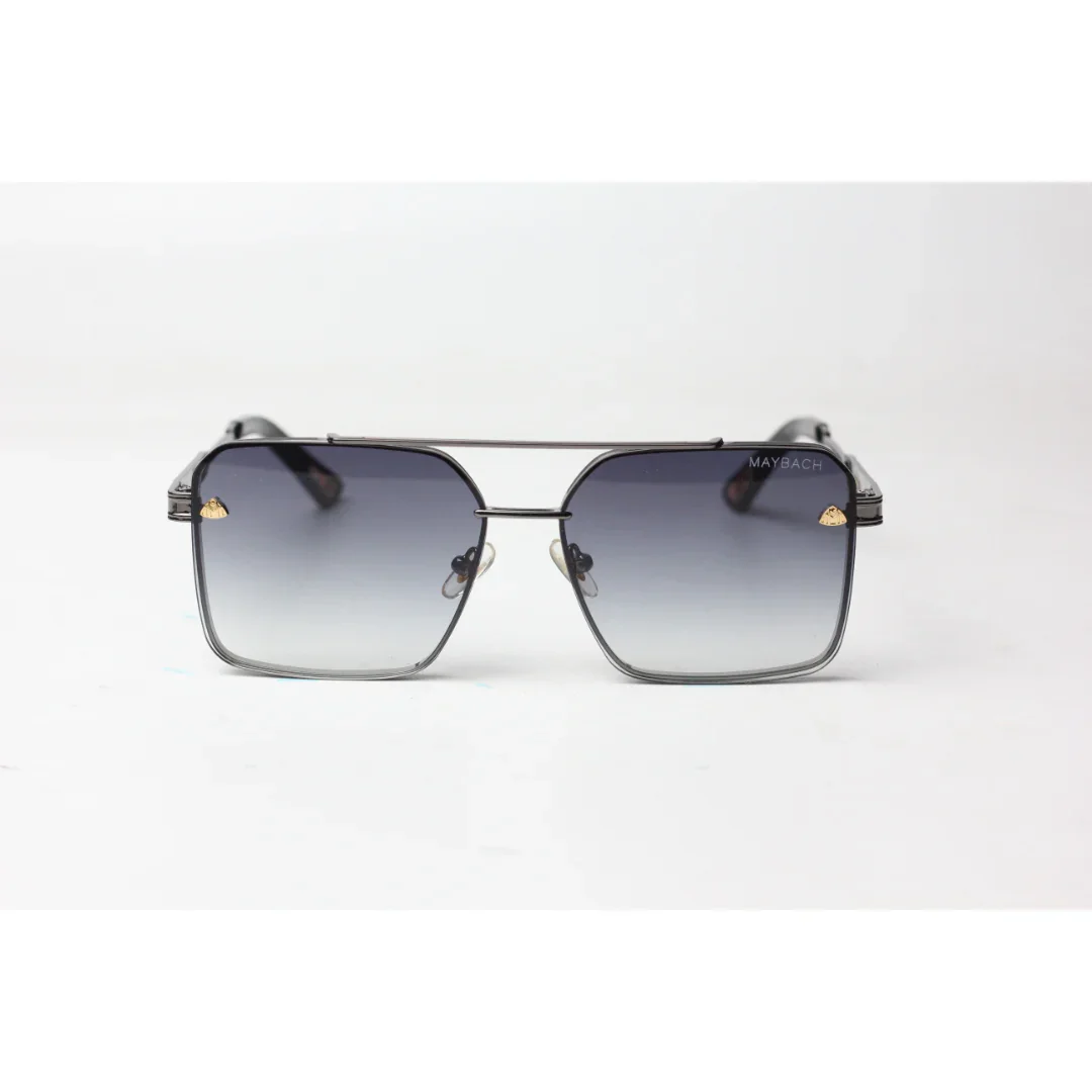Maybach - 5140 - Black Gradient - Gunmetal - Metal - Square - Sunglasses - Eyewear - Image 2