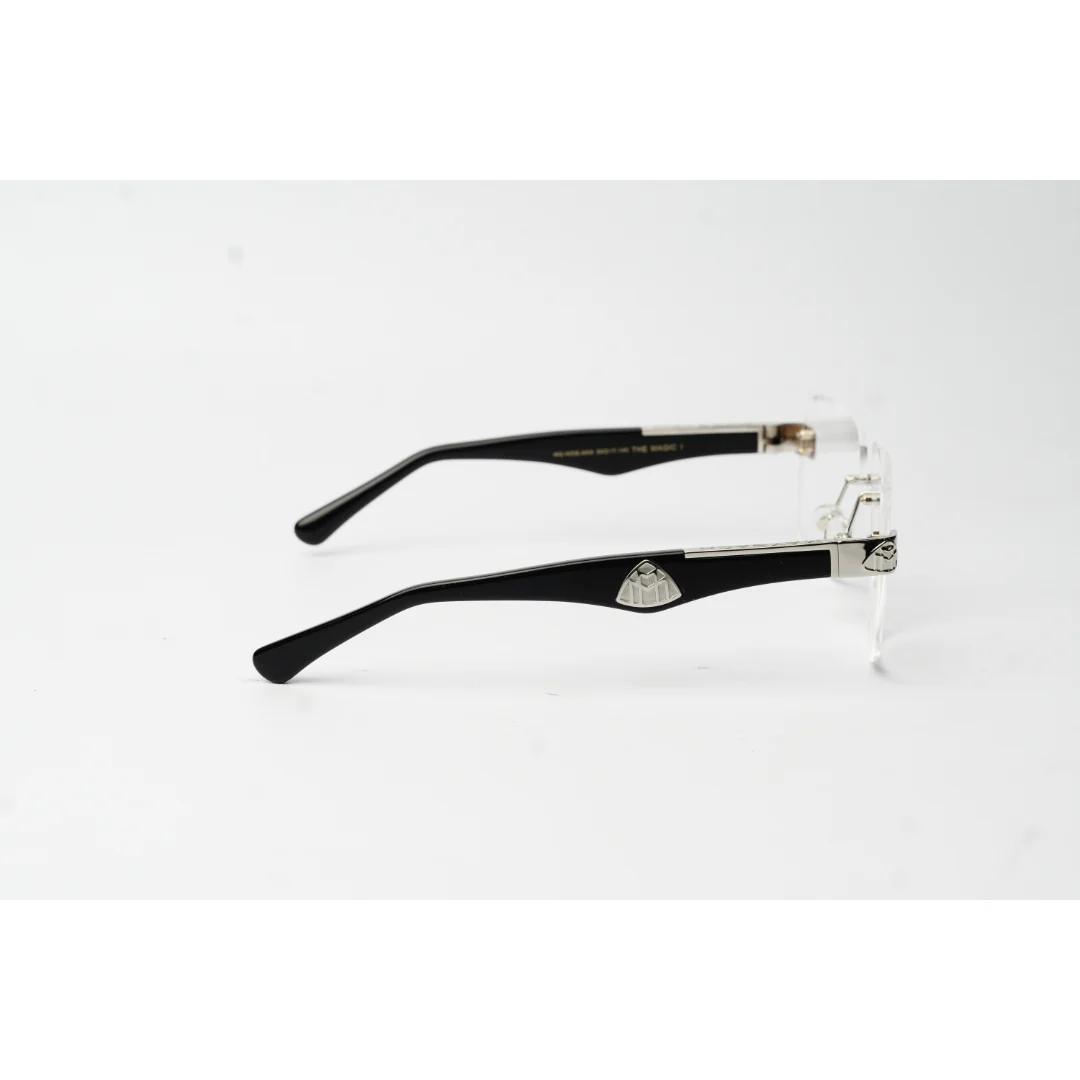 Maybach - MAGIC I - Black - Silver - Rimless - Metal - Acetate - Rectangle - Premium Optics - Eyewear - Image 3