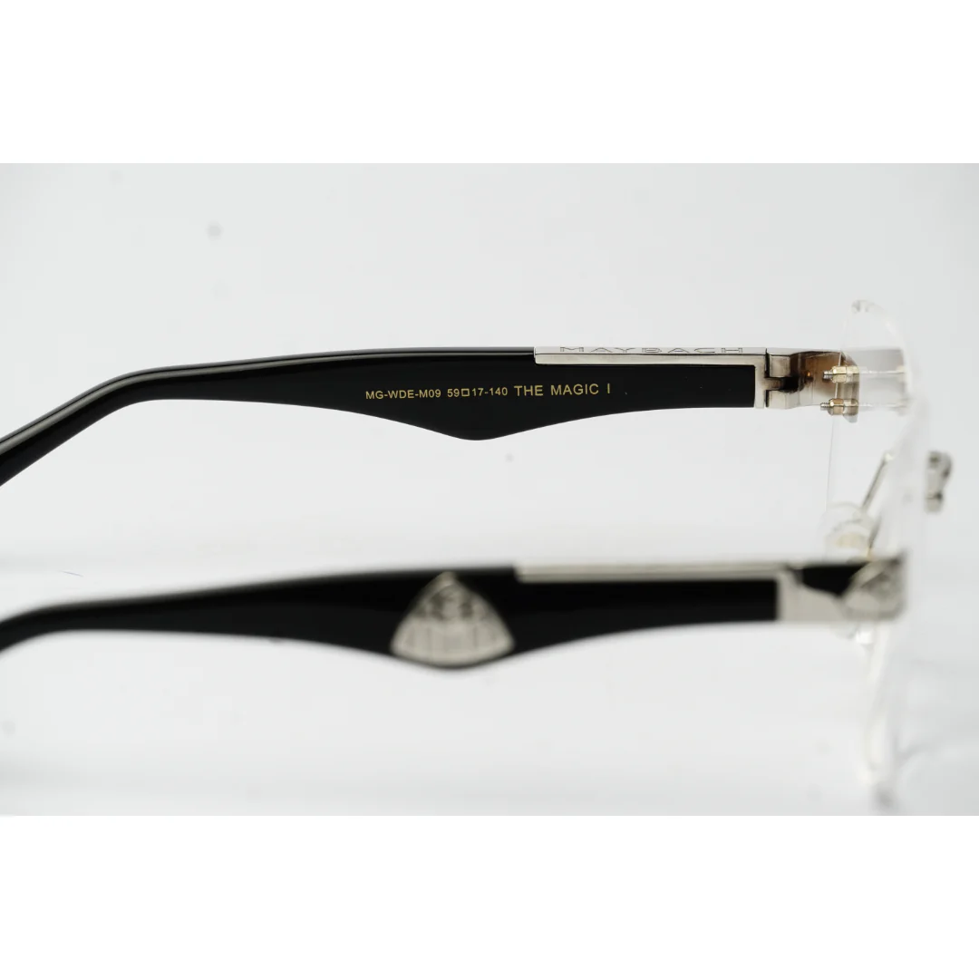 Maybach - MAGIC I - Black - Silver - Rimless - Metal - Acetate - Rectangle - Premium Optics - Eyewear - Image 7