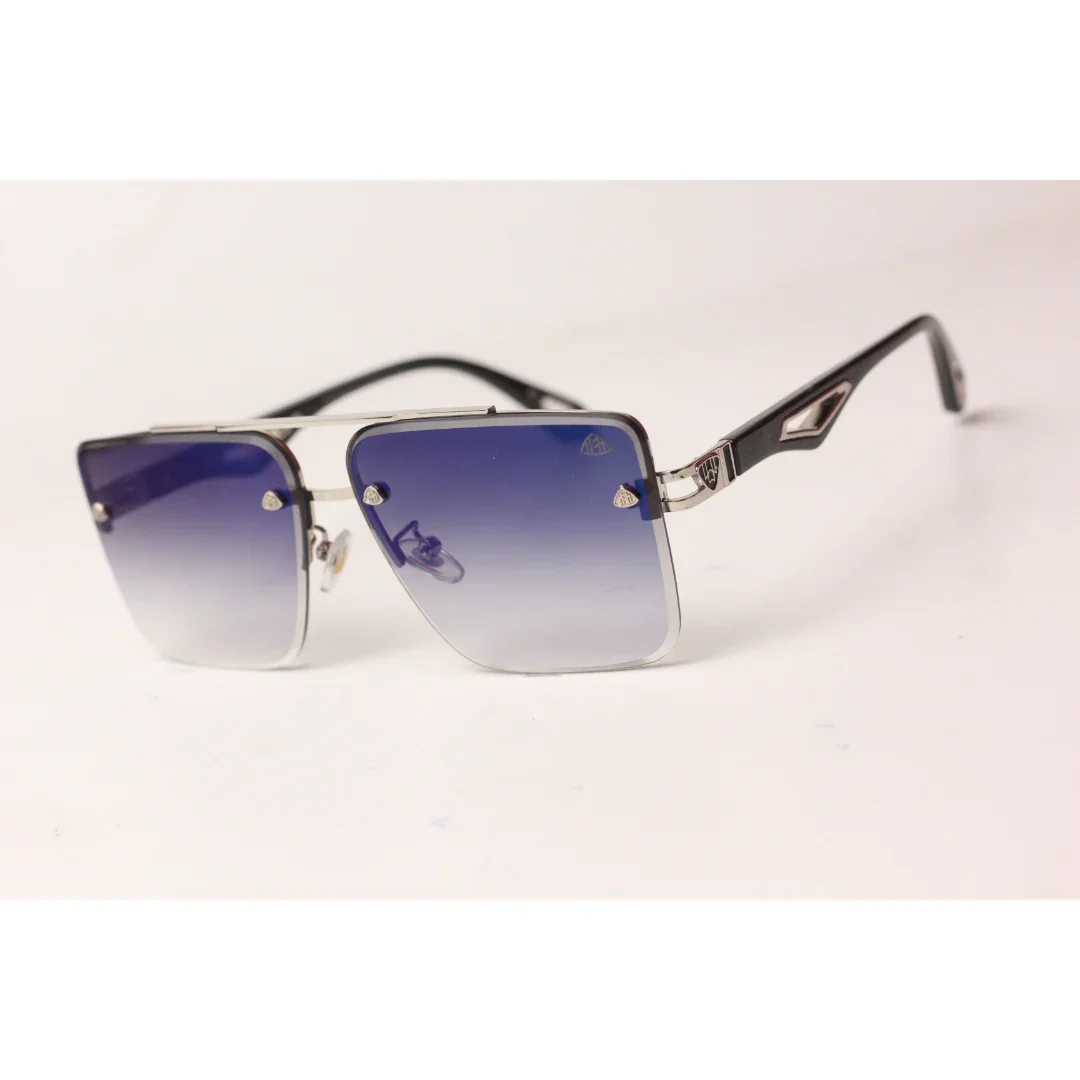 Maybach - Half Rim - Metal - Acetate - Half Rim - Square - Sunglasses - Eyewear
