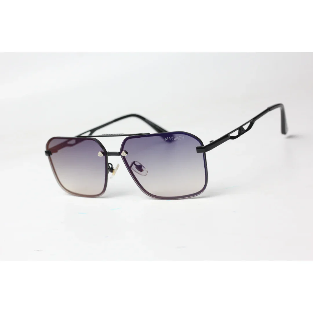 Maybach - 5454 - Metal - Rectangle - Sunglasses - Eyewear - Image 4