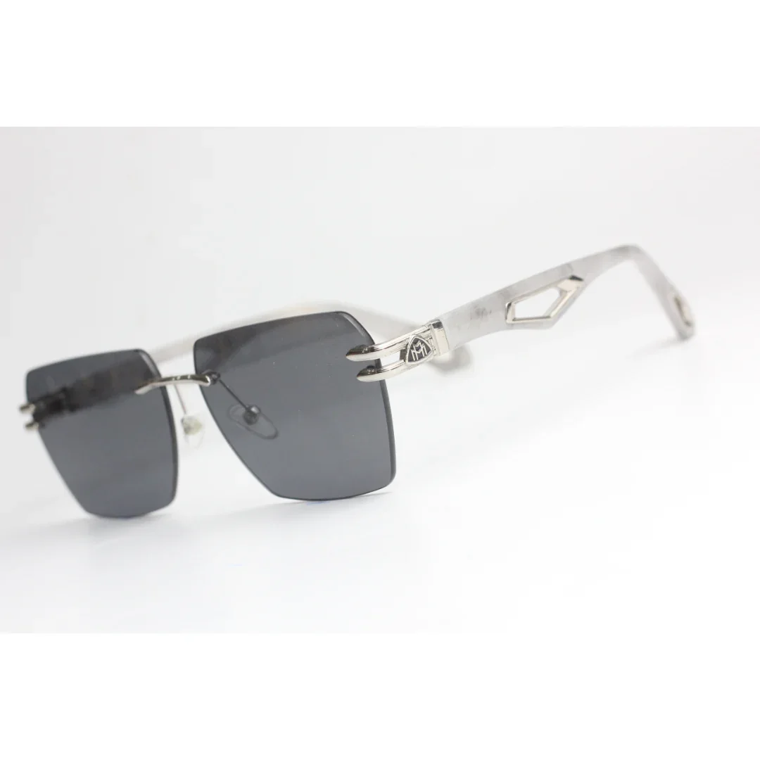 Maybach - R50 - Marble - Rimless - Metal - Sqaure  - Sunglasses - Eyewear - Image 4