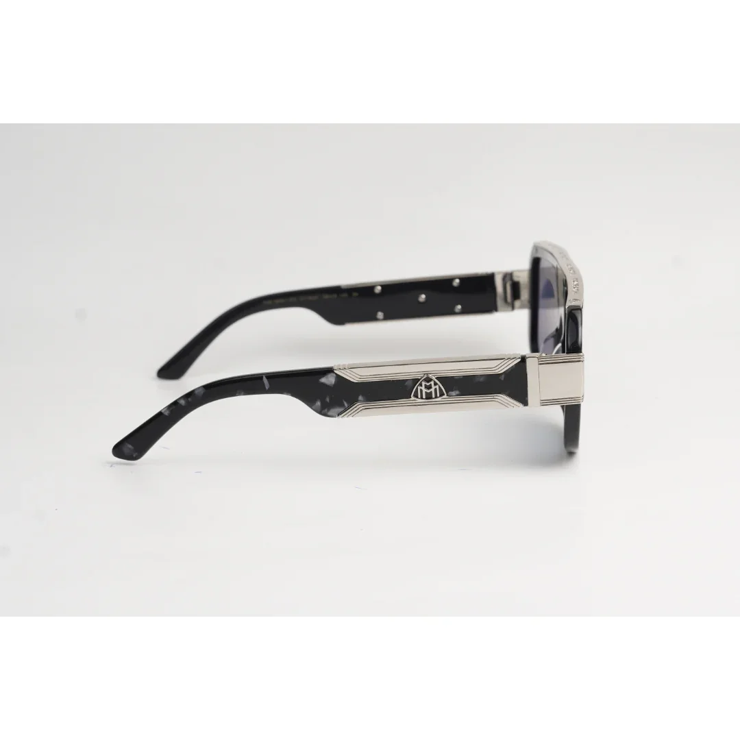 Maybach - The BOSS II - Marble Blue - Metal - Square - Premium Sunglasses - Eyewear - Image 3