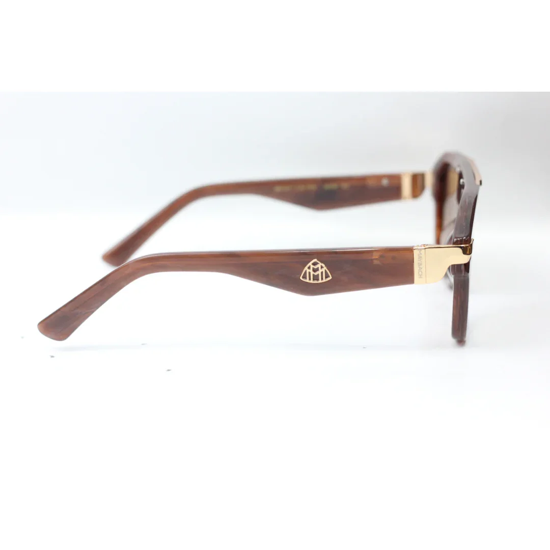 Maybach - Z1115 - Marble Brown - Gradient - Aviator Round - Premium Sunglasses - Eyewear - Image 3