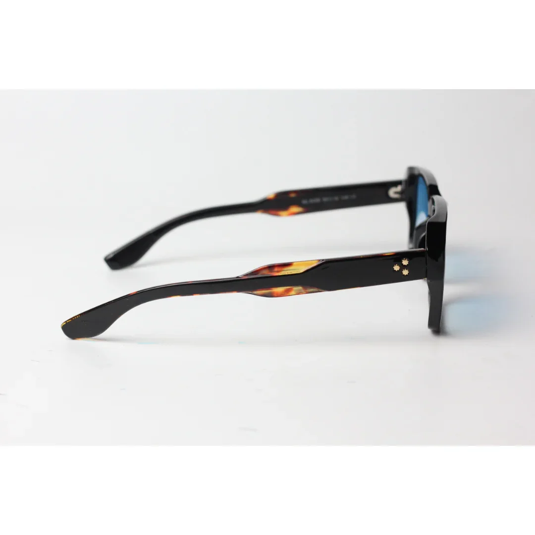 Moscot - 889 - Tortoise - Blue Gradient - Acetate - Rectangle - Sunglasses - Eyewear - Image 3
