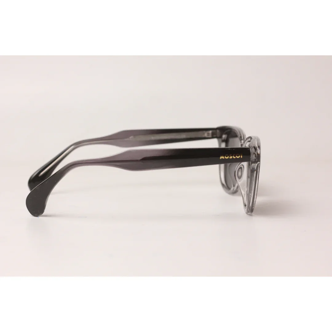 Moscot - M99 - Black - Transparent White - Polarized - Acetate - Square - Premium Sunglasses - Eyewear - Image 3