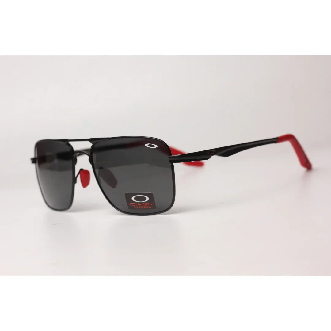 Oakley - OK00 - GAUGE - Polarized - Metal - Curved - Square - Premium Sunglasses - Eyewear - Image 7
