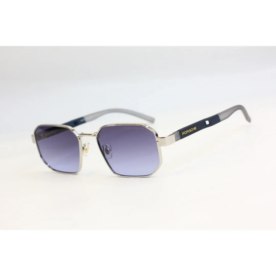 Porsche Design - T0945 - Metal - TR - Hexagonal Round - Sunglasses - Eyewear - Image 4