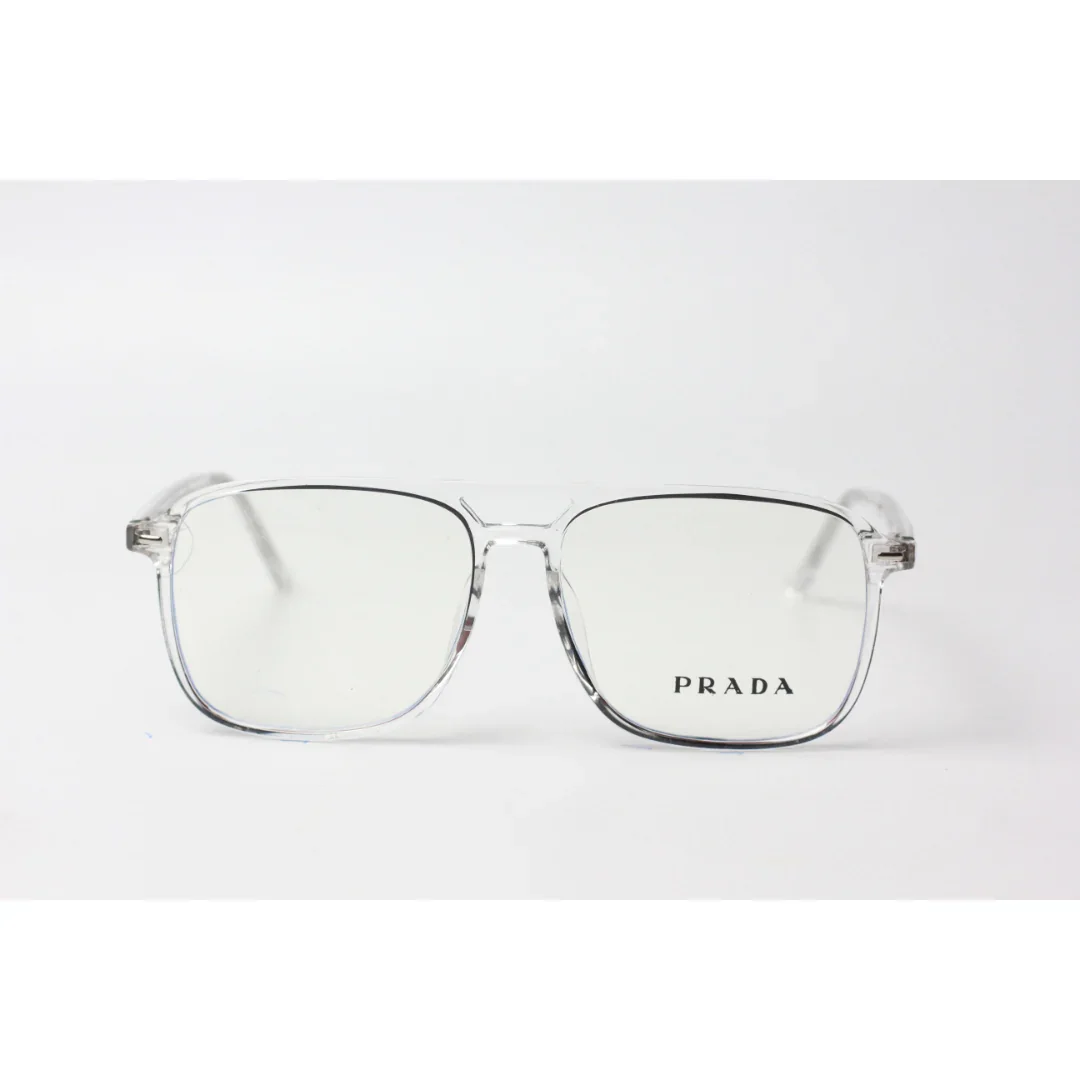 Prada - Glow Rim - 1881 - White Transparent - Acetate - Square - Optics - Eyewear - Image 11