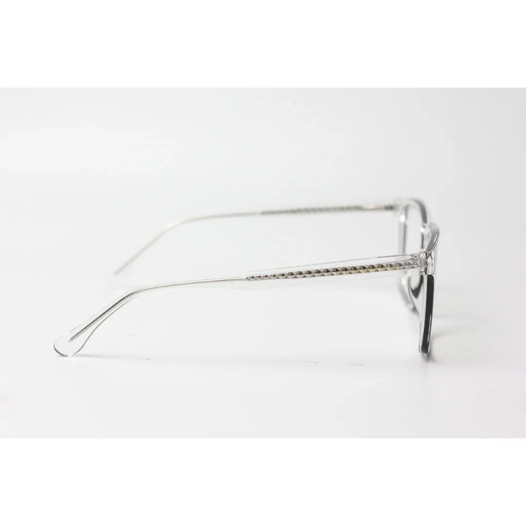 Prada - Glow Rim - 1881 - White Transparent - Acetate - Square - Optics - Eyewear - Image 9