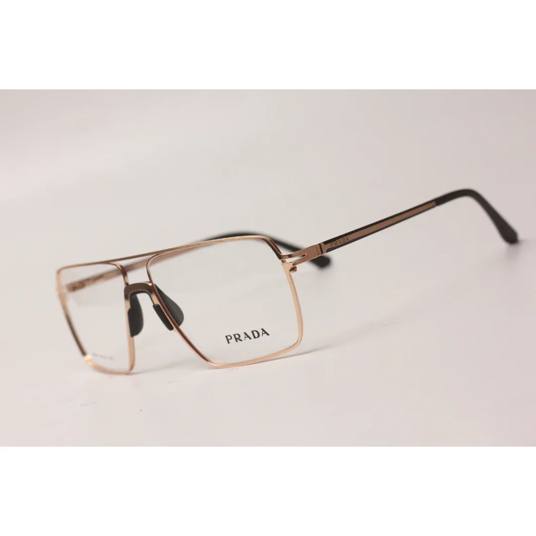 Prada - M10 - Double Bridge - Metal - Rectangle - Optics - Eyewear - Image 10