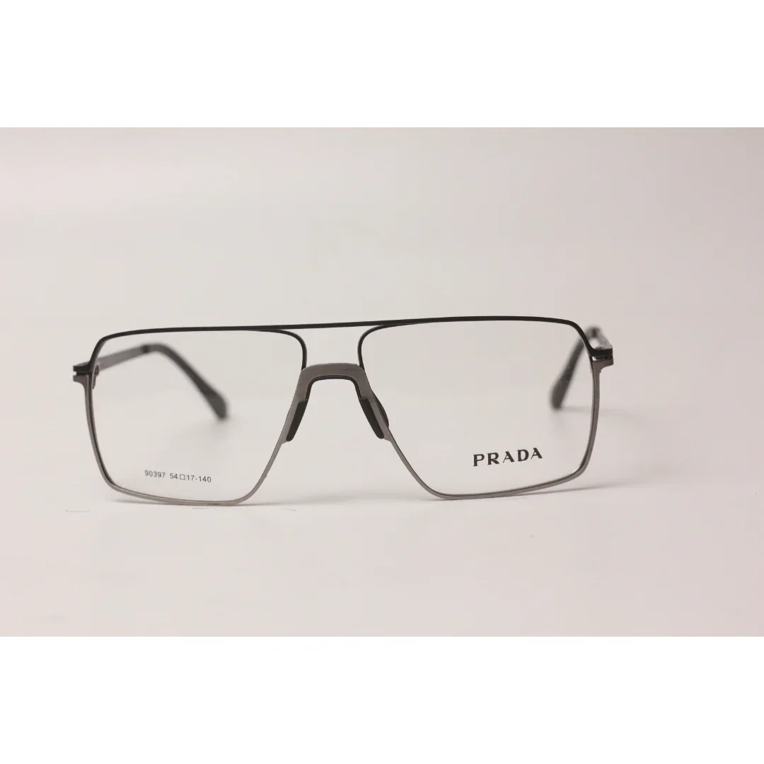 Prada - M10 - Double Bridge - Metal - Rectangle - Optics - Eyewear - Image 5
